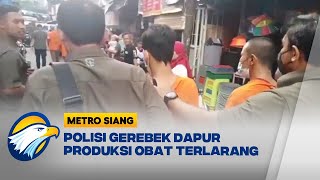 Polisi Gerebek Dapur Produksi Obat Ilegal