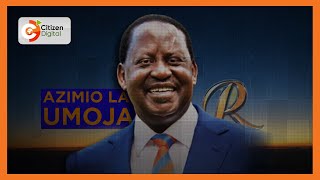 Azimio flag bearer Raila Odinga campaigns in Nakuru after IEBC clearance