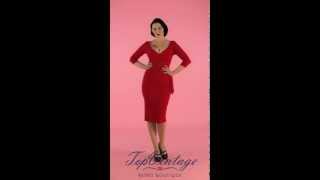 TopVintage - 50s Veronica Ultimate Wiggle Dress in Red