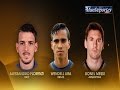 CANDIDATOS AL PREMIO PUSKAS 2015   Messi, Florenzi, Wendell Lira  Puskas award Nominees 2015