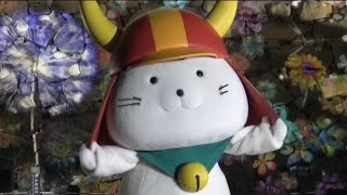 ひこにゃんと彦根城のプロジェクションマッピング①