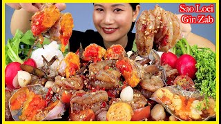 กินตำปูไข่ดองกุ้งสดเผ็ดๆ‼️ปูไข่ดองไข่แน่นเยิ้มๆ กุ้งสดหวานเด้ง มะระขี้นกกรอบๆแซ่บๆจ้า