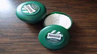 Rasur - Pur ! Rasierseife Proraso Grün im Test Review Vorstellung aufschäumen Nassrasur