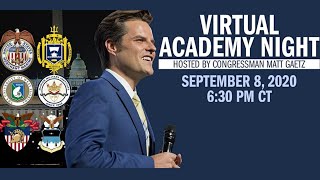 2020 Virtual Academy Night Hosted by Rep. Matt Gaetz