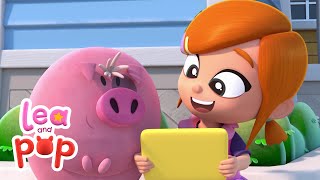 Learn Animals Sounds🐈with Lea and Pop | Animal Songs for kids | Music for Kids