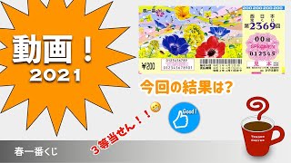 【高額当せん？】春一番くじ（2021年）【宝くじ】