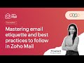 Mastering email etiquette - Learn the best practices when sending professional emails