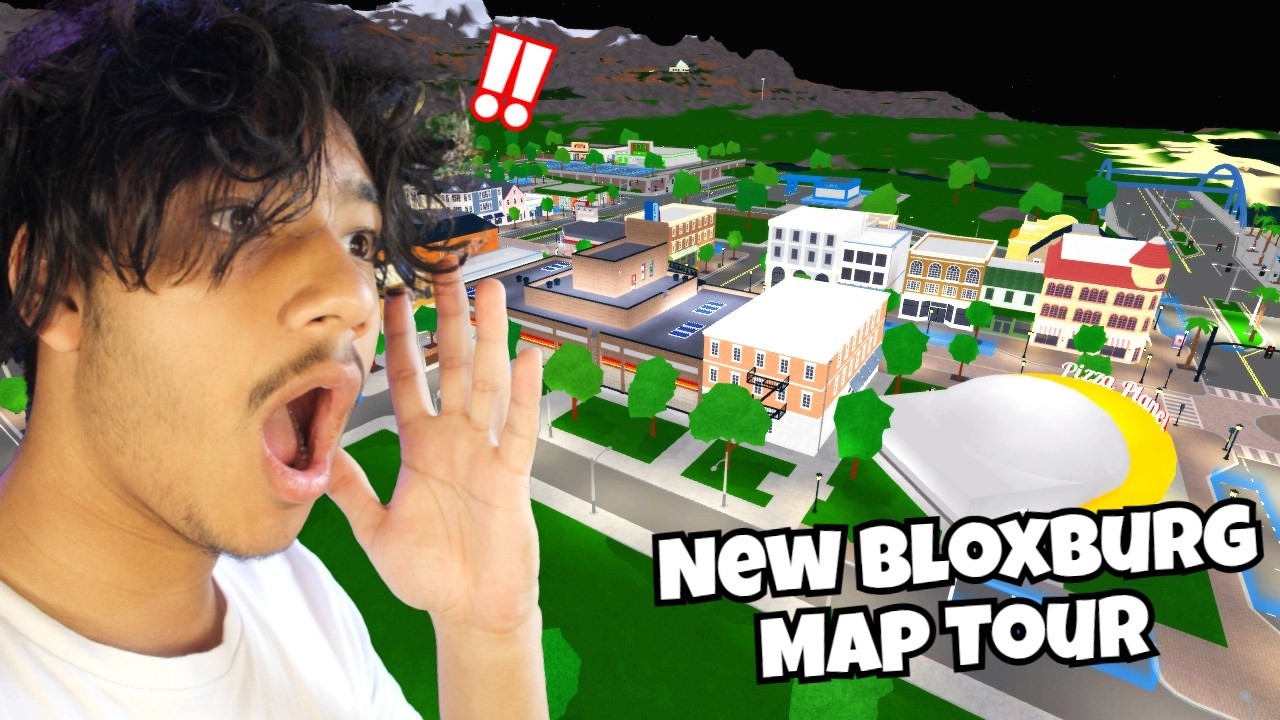 Touring The New Bloxburg Map Youtube