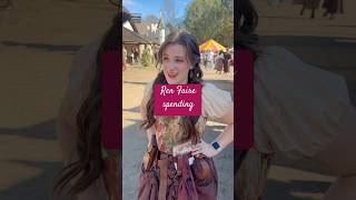 How much did I spend at the Ren Faire? #renfaire #renaissancefestival