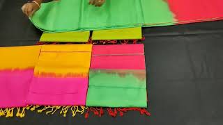 Handloom Softsilks available@wholesale price contact 9865697104 kumuthatex sirumugai