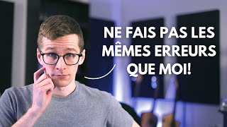 9 erreurs fatales qui me font recommencer mon business de zéro