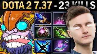 Tinker Gameplay Miracle with 23 Kills and Ethereal - Dota 7.37