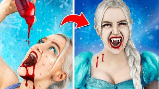 From Nerd Elsa To Beauty Vampire /  Extreme Makeover with Gadgets from Tik Tok