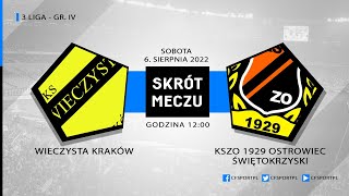 Skrót meczu: Wieczysta Kraków - KSZO 1929