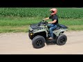 Buying and riding a new Can Am Outlander 450!