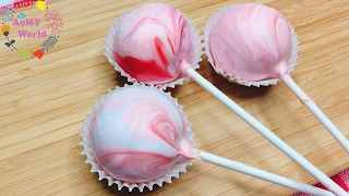 Valentine Cake Pop recipe | วาเลนไทน์เค้กป๊อป | ออมมี่เข้าครัว