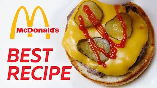 CHEESEBURGER at Home — EASY! Best McDonald's Cheeseburger Recipe