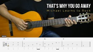 That's Why You Go Away - MLTR - Fingerstyle Guitar Tutorial + TAB & Lyrics