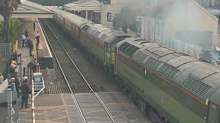 statesman LSL railtour at Paignton class 47s Rodger hoskings and Crewe diesel depot