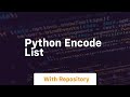 python encode list