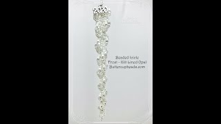 Beaded Icicle Ornament by Buttercup Beads