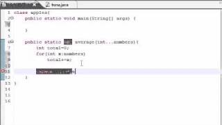 Java Programming Tutorial - 35 - Variable Length Arguments.flv