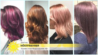 Frisyrerna och färgerna som gäller – så ska vi se ut i håret i höst - Nyhetsmorgon (TV4)