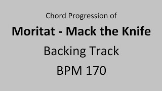 Moritat (Mack the Knife) - Backing Track - BPM 170