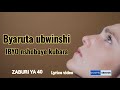 zaburi ya 40 lyrics video by impano y ijuru choir kanombe sda church