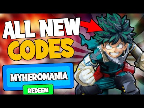 ALL *34* MY HERO MANIA CODES! (April 2023) ROBLOX Codes *SECRET/WORKING*