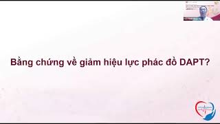 Lựa chọn phác đồ DAPT trong 12 tháng sau can thiệp ở bệnh nhân hội chứng mạch vành