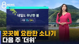 [날씨] 서울 이외 곳곳에 요란한 소나기…다음 주 '더위' / SBS 8뉴스