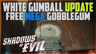 White Gumball UPDATE - FREE MEGA GOBBLEGUM (Shadows of Evil Lion Head Easter Egg)