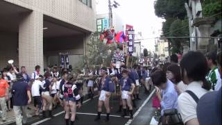 飯塚山笠スタート地点 菰田流れ 2015(福岡県飯塚市）