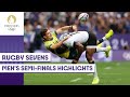 SEMI-FINAL THRILLERS! 🇦🇺 🇫🇯 🇫🇷 🇿🇦 | Men's Rugby Sevens | #Paris2024 Highlight