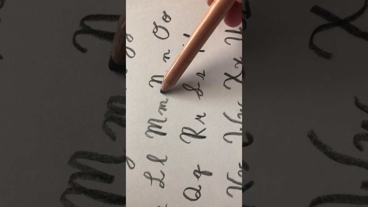 How To Write Your Name In Cursive Youtube How To Write Your Name In Cursive Youtube