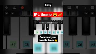 IPL theme song piano playing tutorial 🤩🎺🎺 #ipl #theme #shorts #viral #yt #easy #learnmusic #walkband