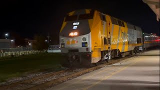 VIA RAIL Train 75 arrives at Chatham station - 10/20/2024