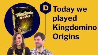 Carcassonne in the Stone Age?! | Today we played Kingdomino Origins