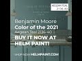 Color of the Year - Benjamin Moore