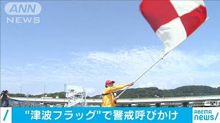 「津波フラッグ」遊泳中や聴覚に障害を持つ人も・・・(20/08/04)