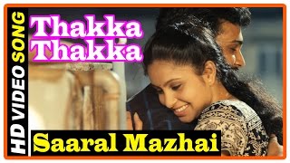 Thakka Thakka Tamil Movie | Songs | Saaral Mazhai song | Aravinnd campaigns in Abhinaya's house