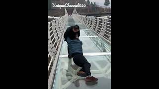Glass bridge of China|Funny glass bridge in china