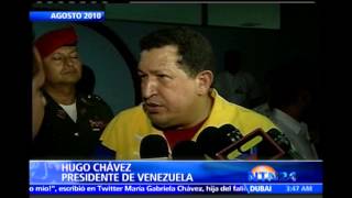 Entrevista del programa La Noche de NTN24 al presidente Chávez sobre su apoyo a las FARC