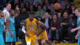 Charlotte Hornets vs LA Lakers | Full Game Highlights | 16-17 NBA Season