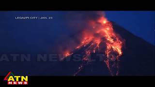 ফিলিপাইনের মাউন্ট মেয়নে অগ্ন্যুৎপাত, সরানো হয়েছে ৪০ হাজার মানুষ