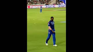 Pollard during MI Vs. SRH Match - West Indies & Mumbai Indians player- Kieron Pollard in Hyderabad