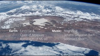 Magnificat - Full Performance - Astronaut movie of coast, with Bach's Magnificat by Solomon's Knot