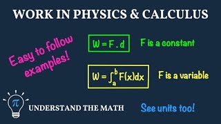 Work Problems in Calculus | Using Integrals to Calculate Work