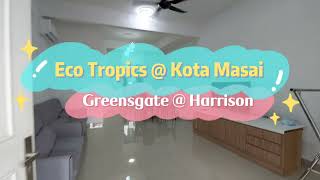 Eco Tropics (Kota Masai) - Greensgate (Harrison) - 2 Storey Terrace House  (20x70) - JB Property